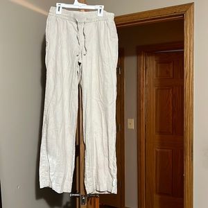Old Navy wide leg linen pants. XS. EUC.